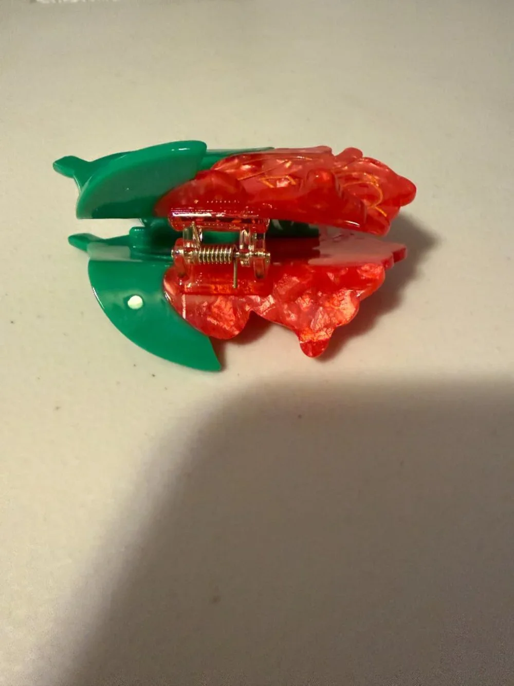 Disney Red Rose Claw Clip Hair Accessory